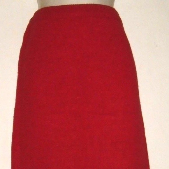 Vintage Sweater Knit Pencil Pull-on Soft Skirt